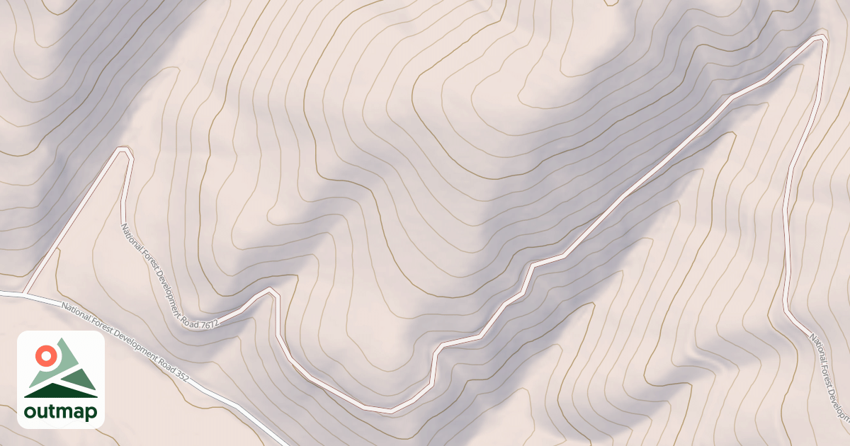 Map of CLARK MOUNTAIN