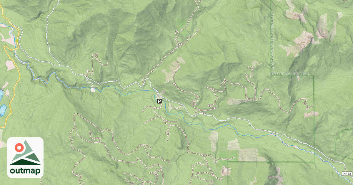 Map of MID FK NOOKSACK
