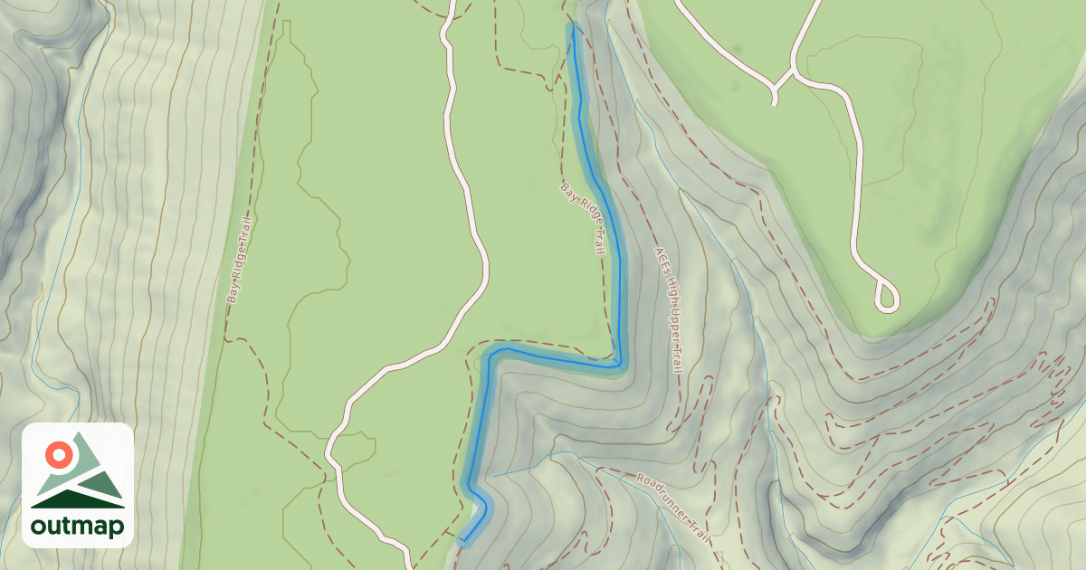 Map of Wile E. Coyote Trail
