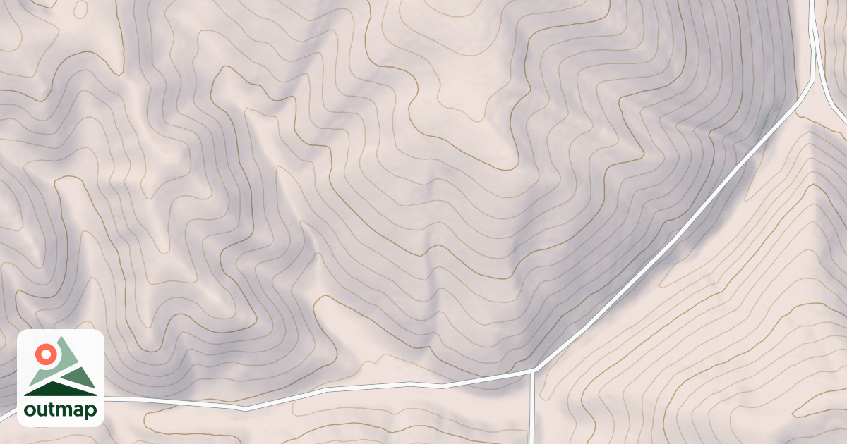 Map of PINE CANYON SOUTH