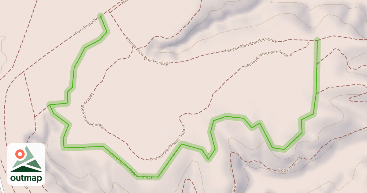 Map of Laurel Glen Outer Limits in James City