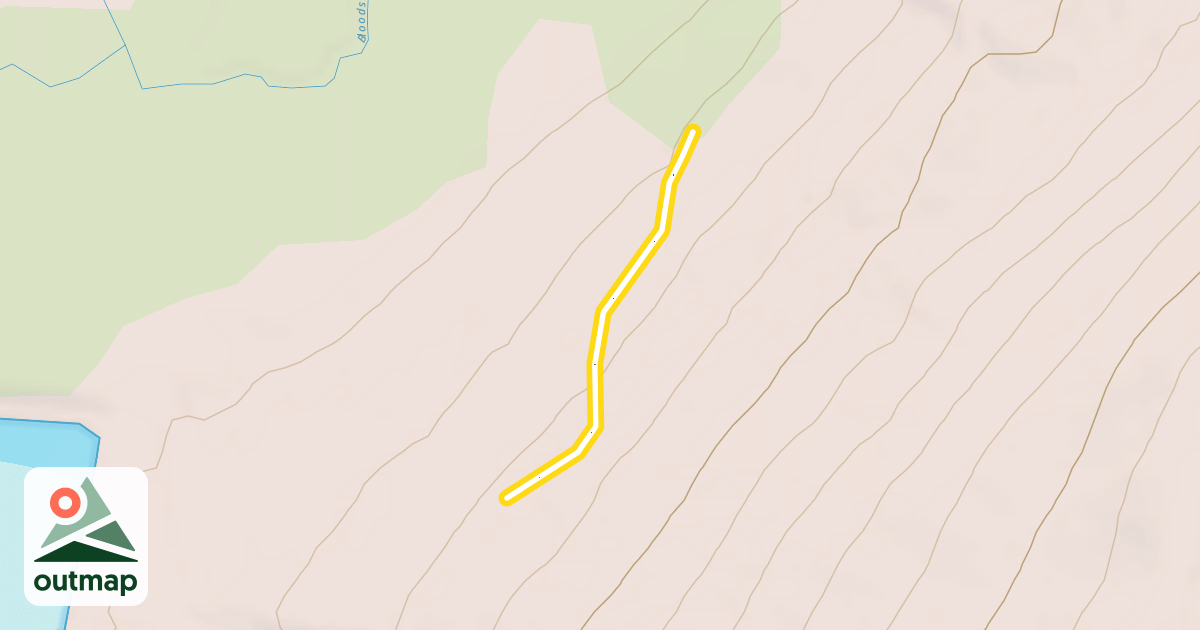 Map of 4. Bjornloppet