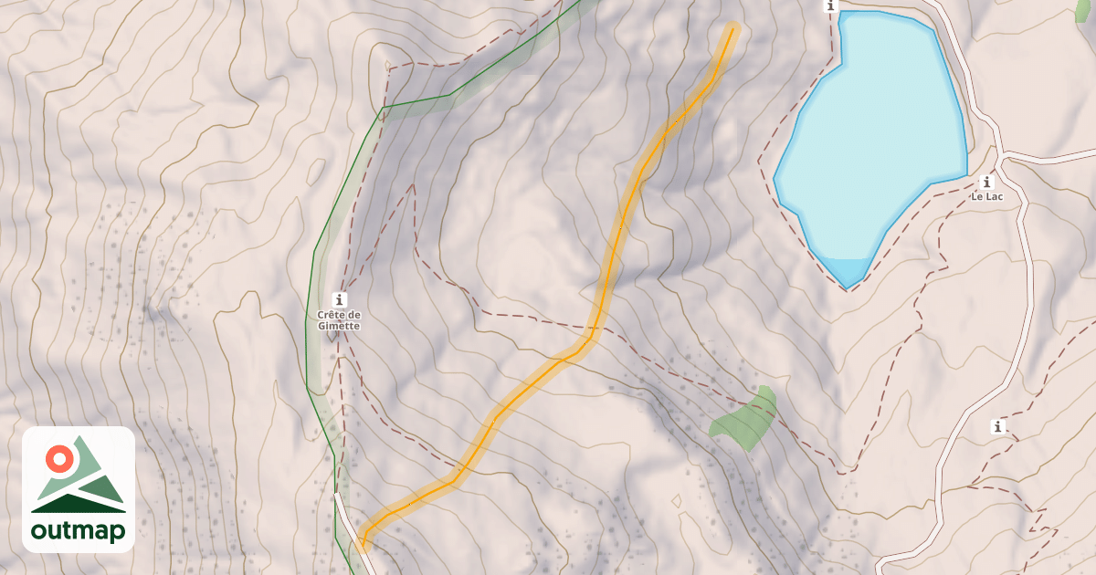 Map of Marmottes Hors Piste