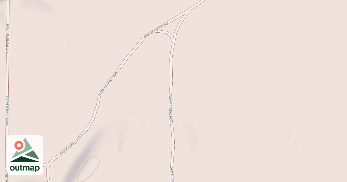 Map of General C.C. Andrews State Forest Trails