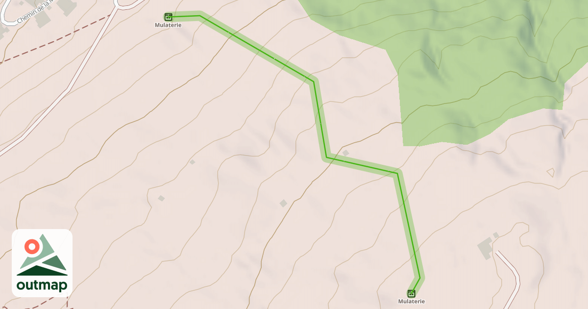 Map of Boarder Cross Mulaterie
