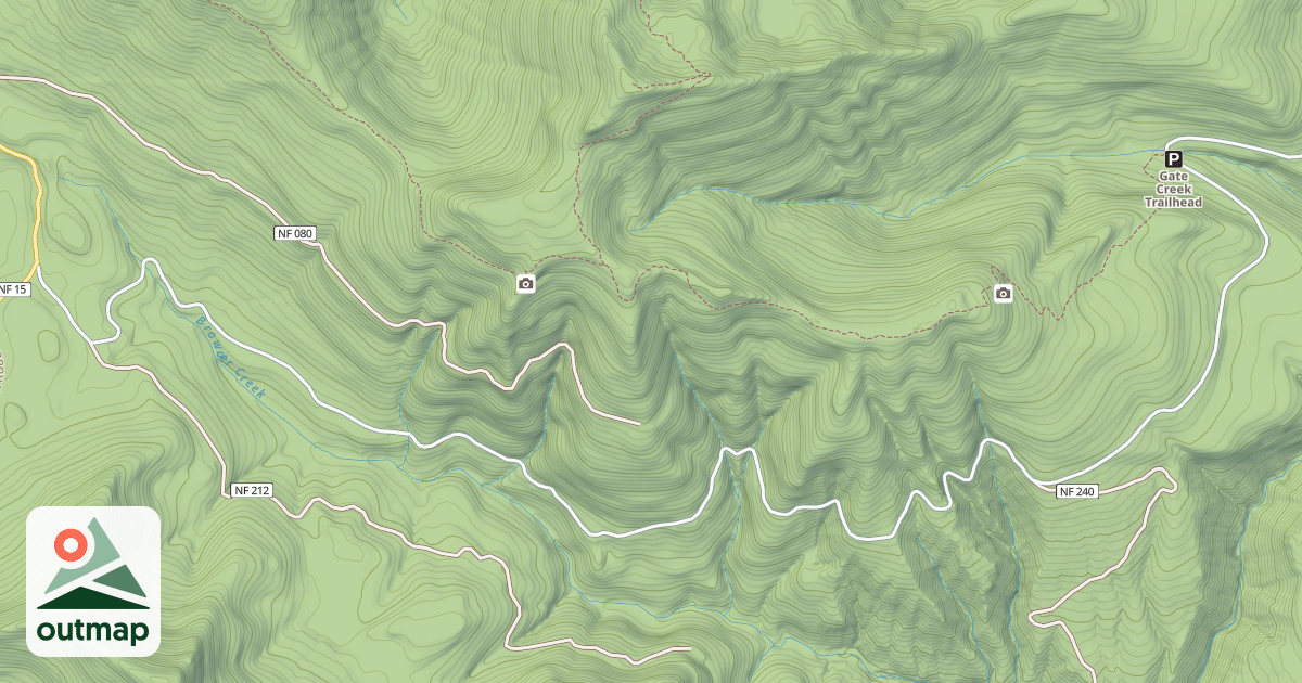 Map of BROWDER CREEK RD
