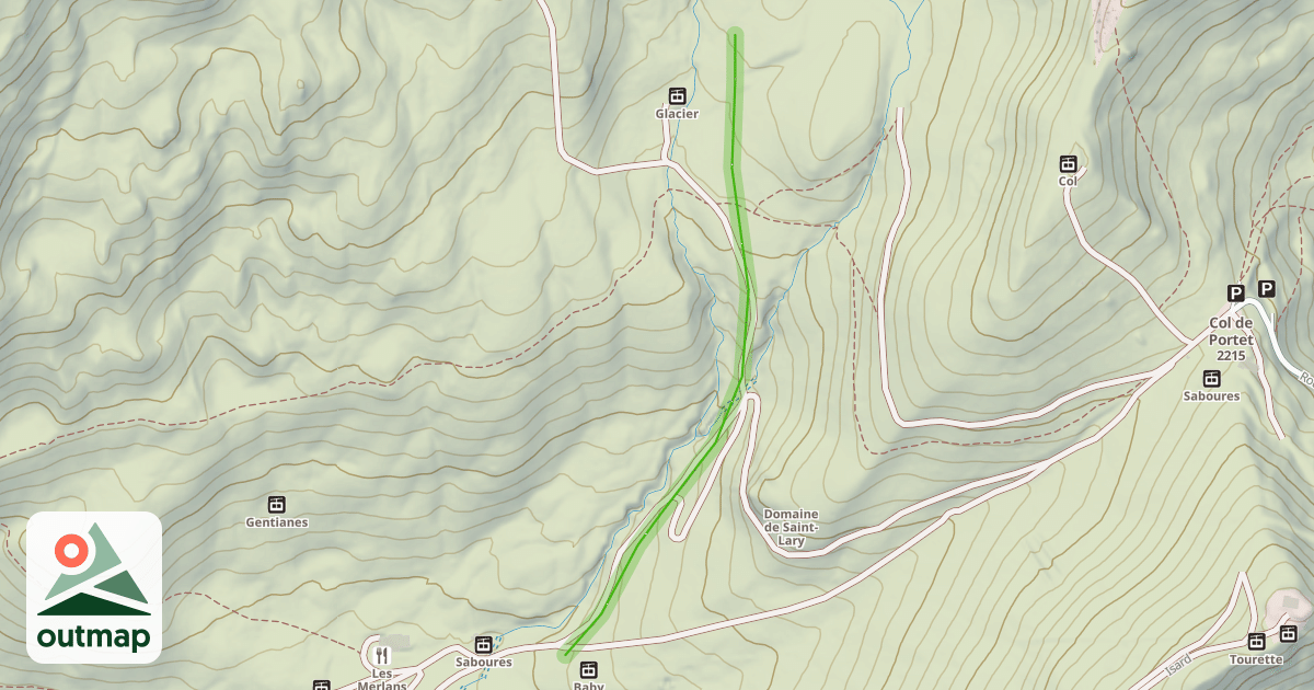 Map of Saboures