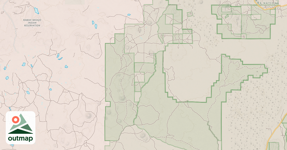Map of Continental Divide National Scenic Trail