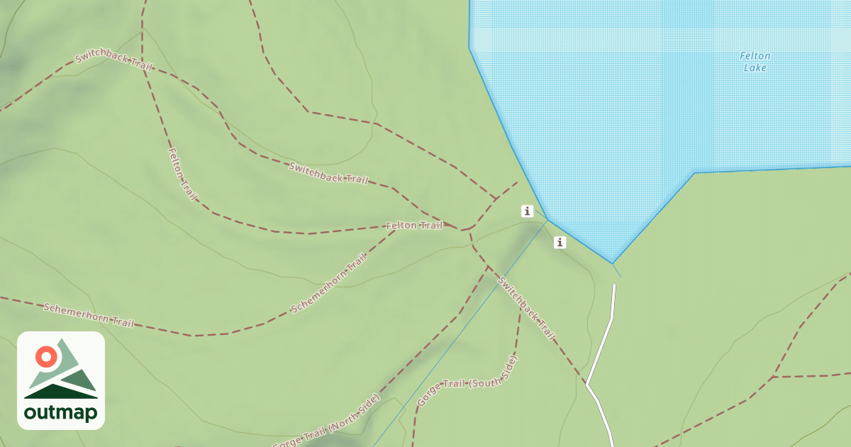Map of Felton Trail