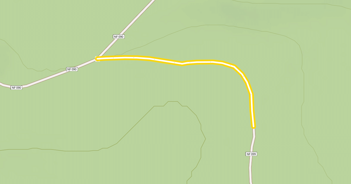 Map preview of Forest Road 4615-099