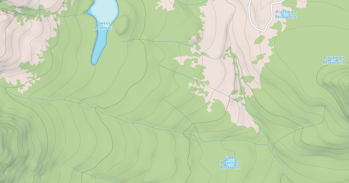 Map preview of East Green Mountain