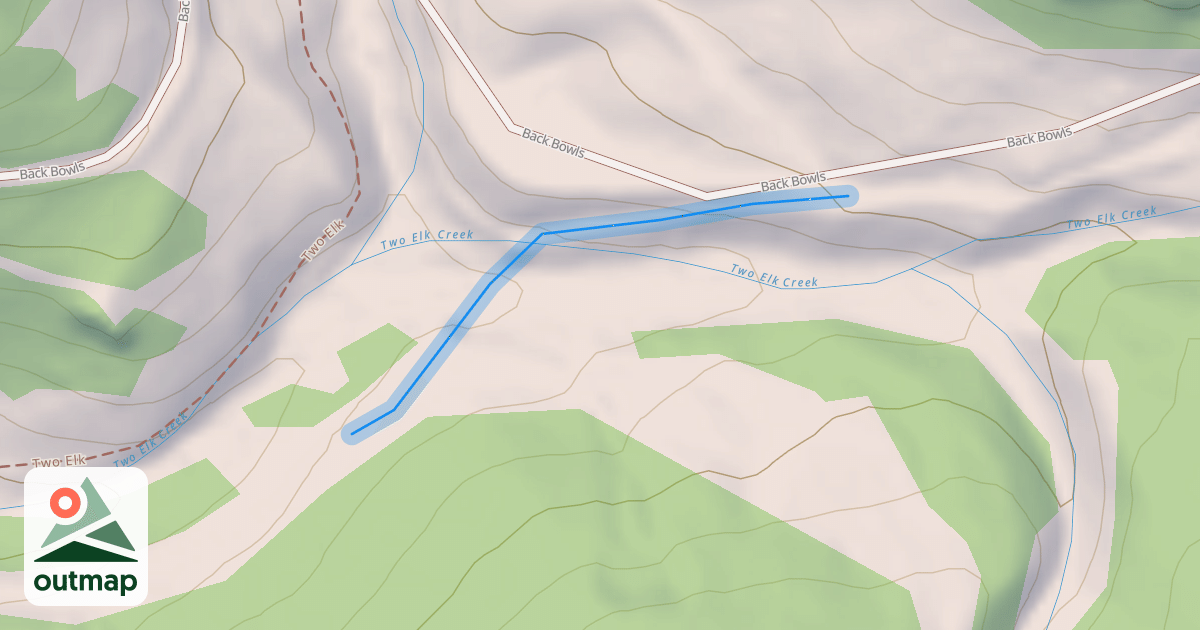 Map of China Bridge Access Road