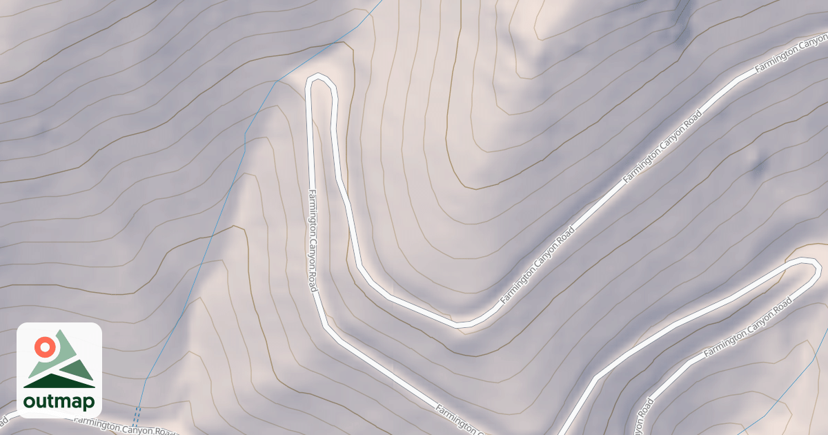 Map of FARMINGTON CANYON ATV