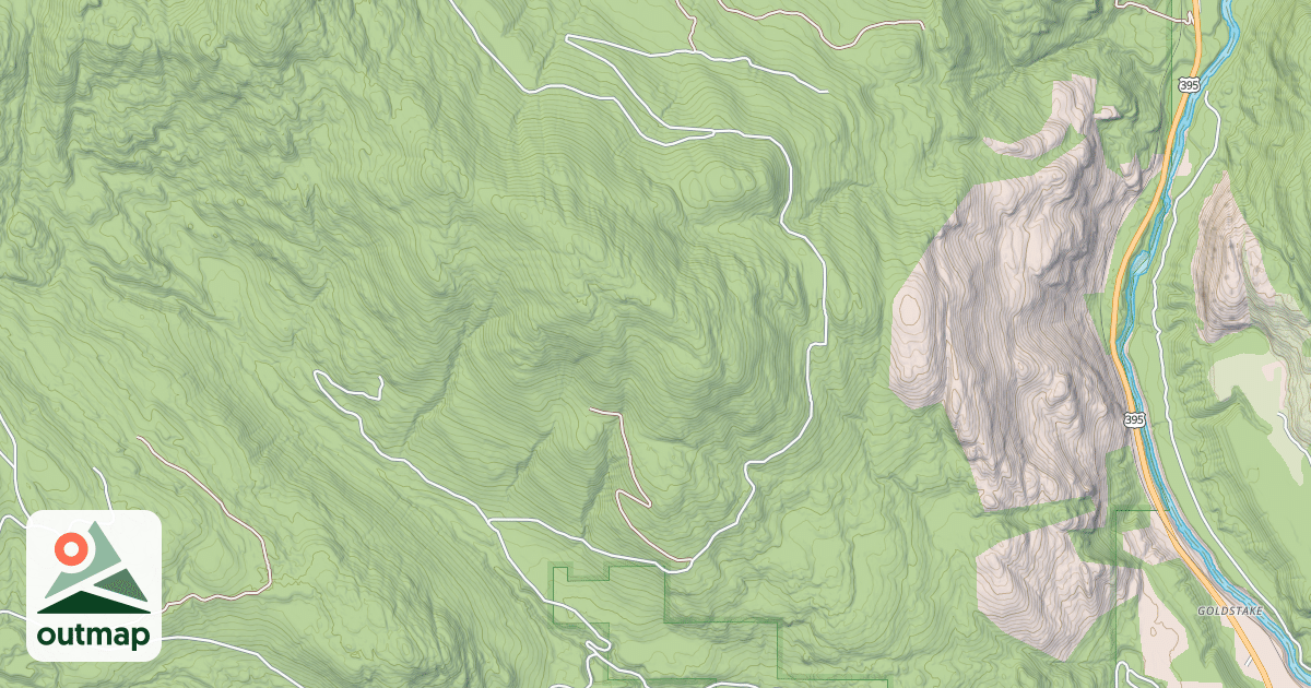Map of KERRY CREEK