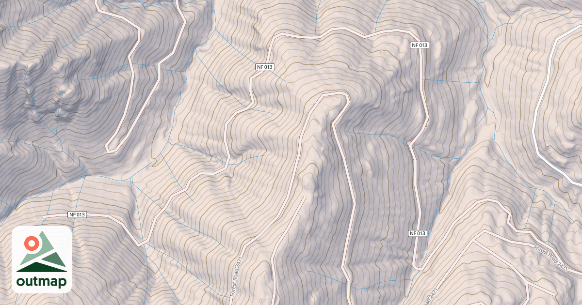 Map of USFS National Forest System Roads {8D0F5E80-CD36-4FAF-8216-7AD07B8FB84D}