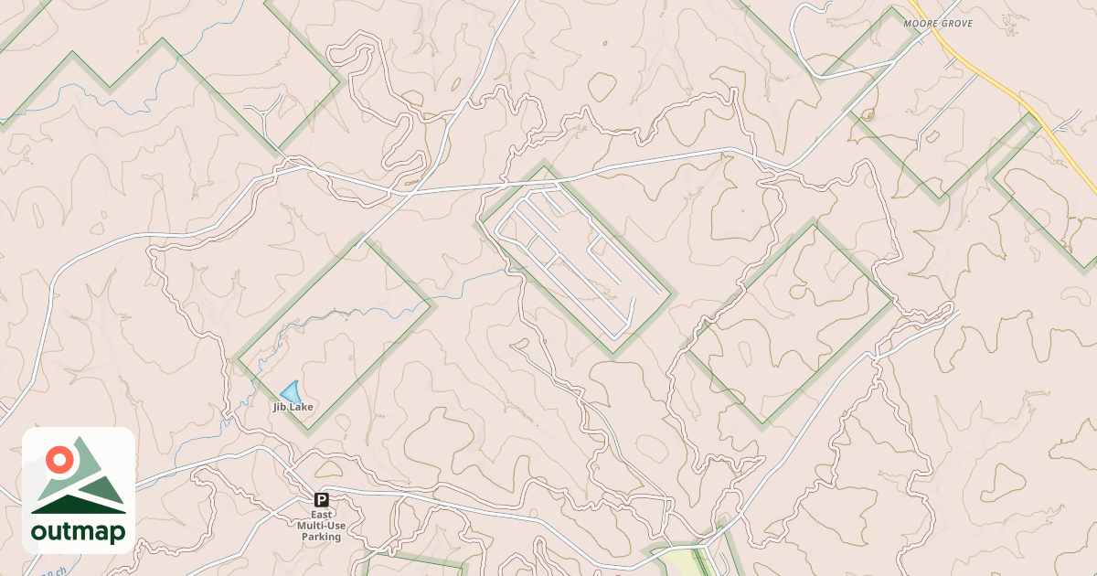 Map of USFS Motor Vehicle Use Map Trails 2009