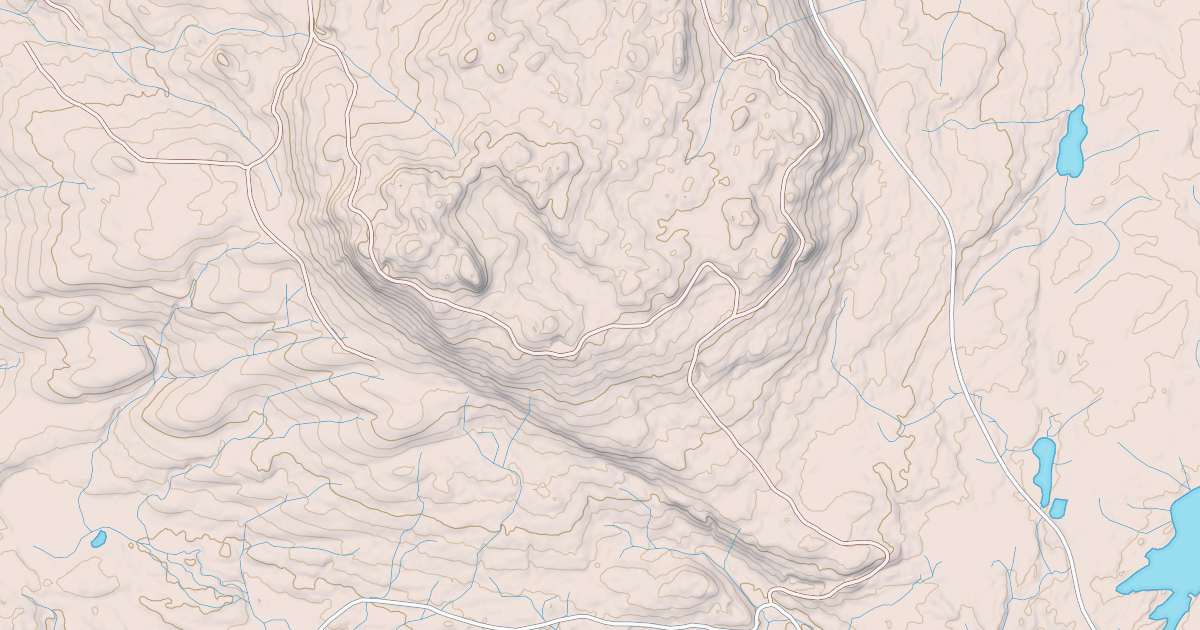 Map preview of Steep 2054100 Road