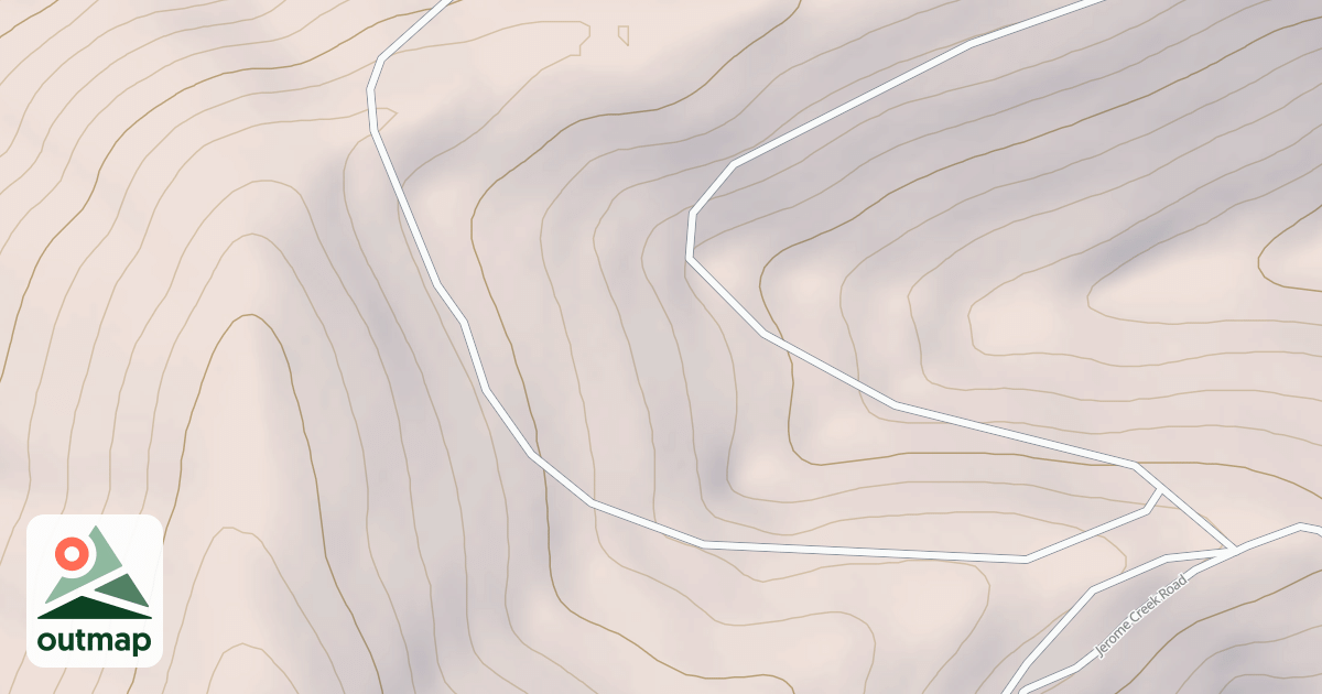 Map of JEROME CREEK F