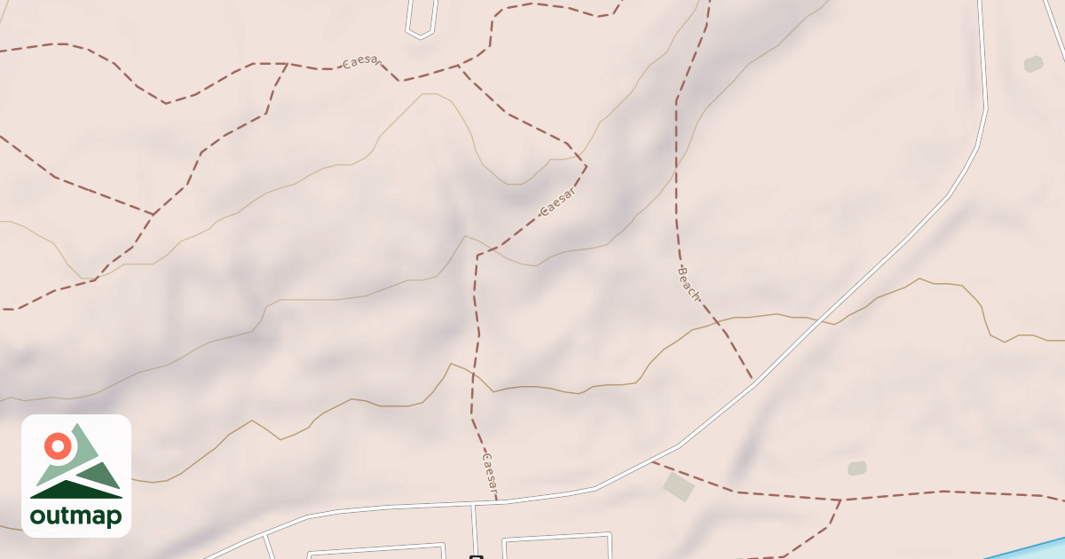 Map of Caesar Trail