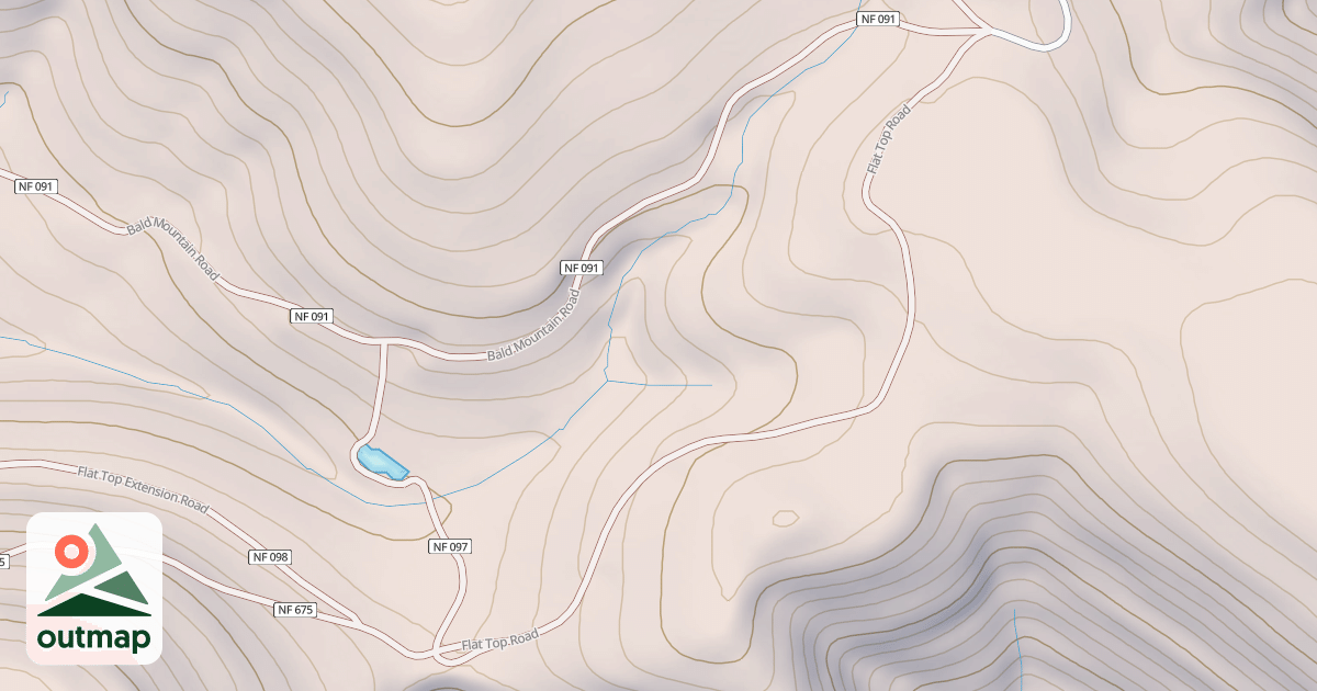 Map of FLAT TOP
