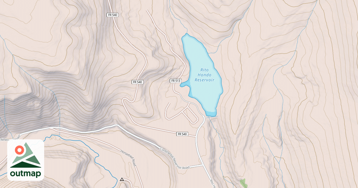 Map of RITO HONDO