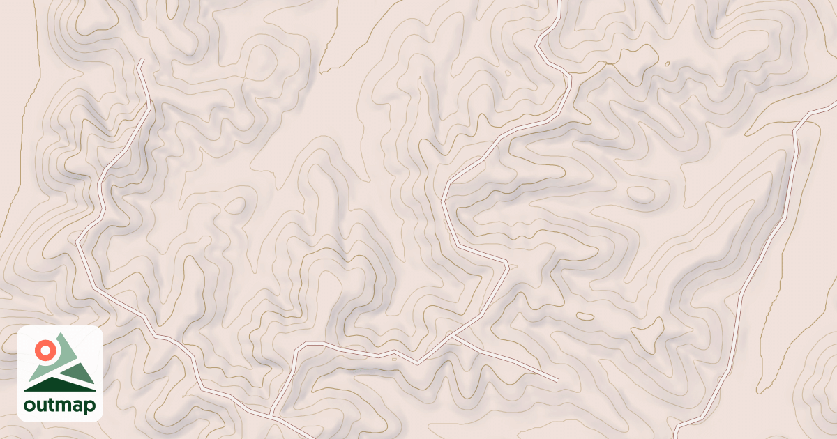 Map of EAST KELLY RIDGE
