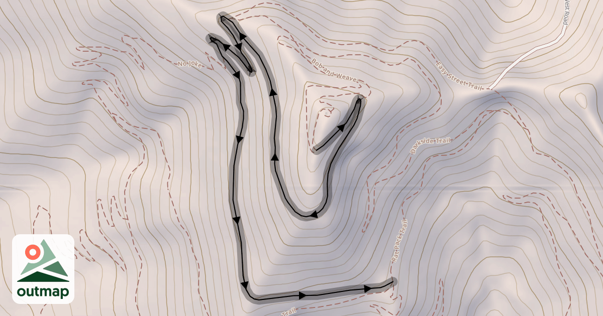 Map of Arm Bar Trail