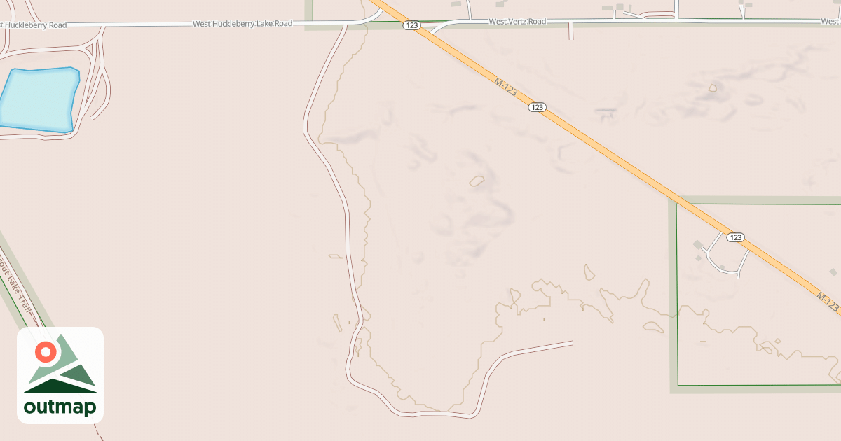 Map of BEER LAKE SPUR A