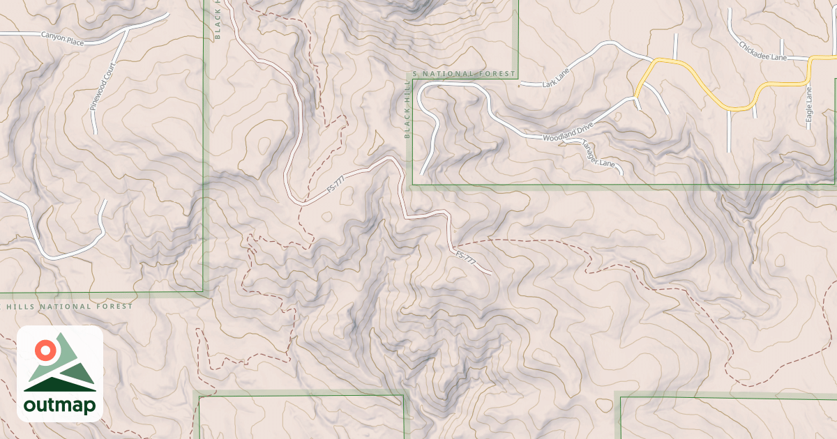 Map of MICKEY in Meade