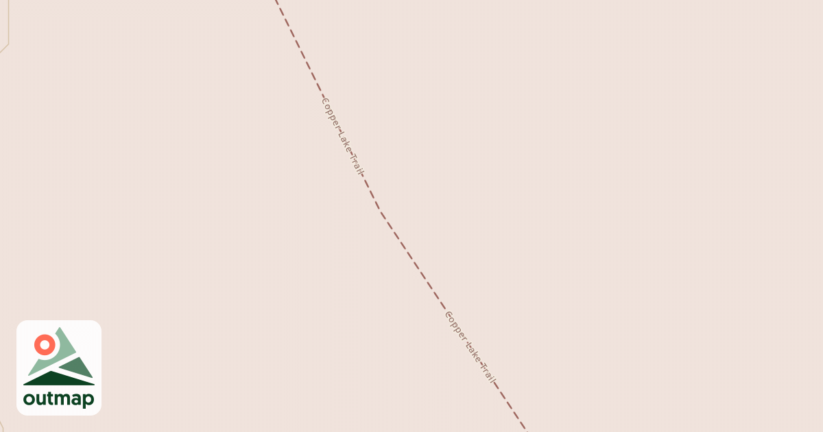 Map of Copper Lake Trail