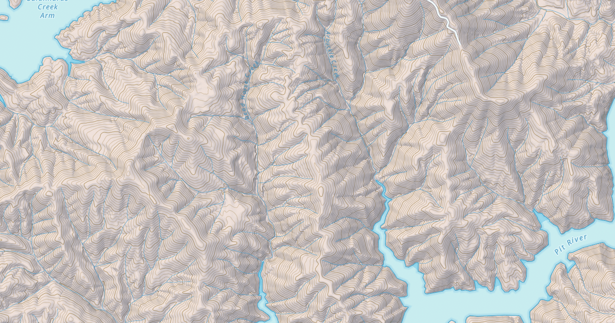Map preview of BROCK MTN