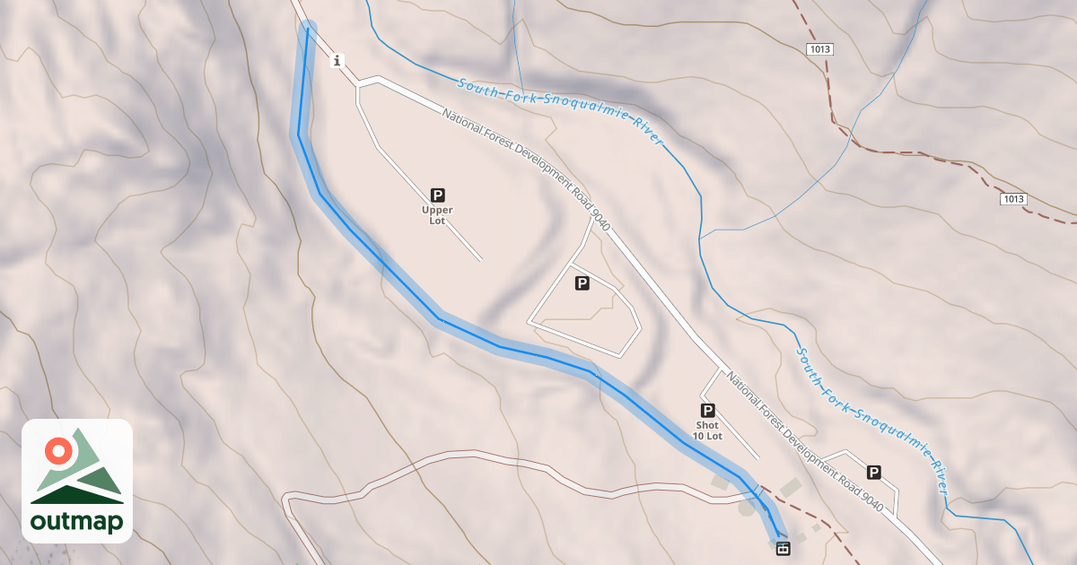 Map of Lower Return to Lifts