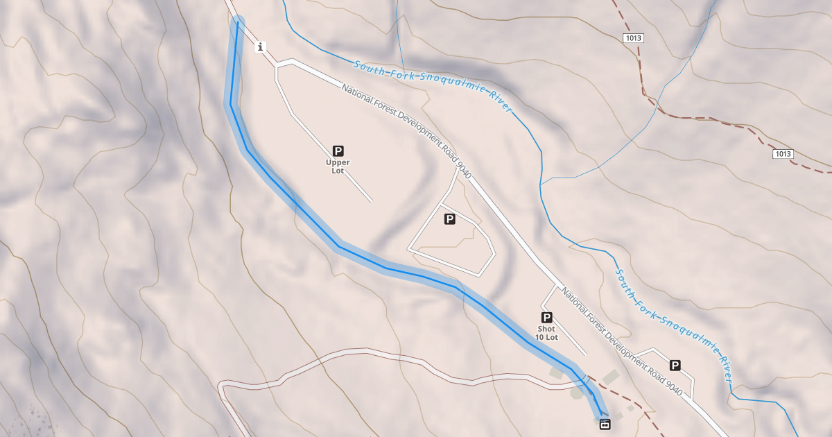 Map preview of Lower Return to Lifts