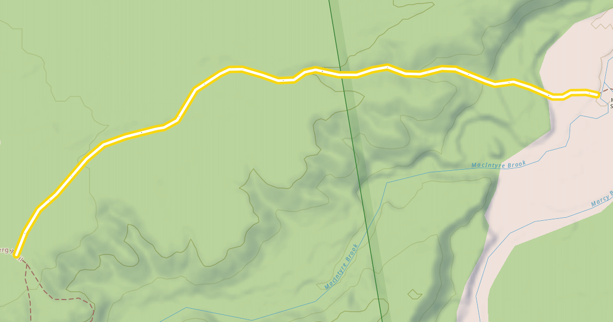 Map preview of Mr. Van Ski Trail
