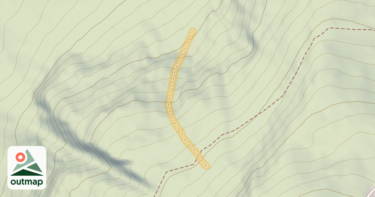 Map of freeride: Badet variante