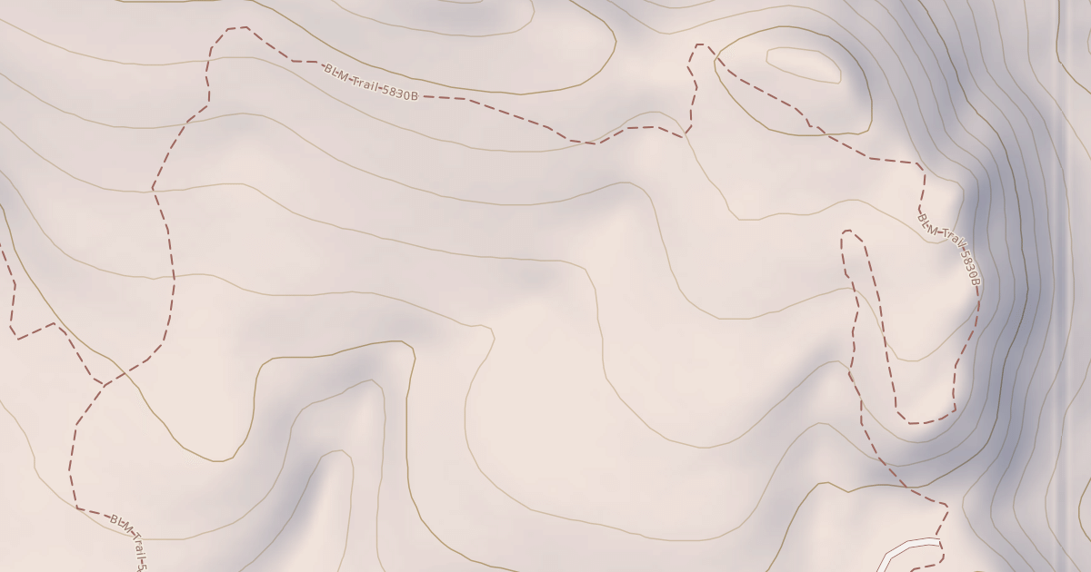 Map preview of BLM National GTLF Public Motorized Trails 6f16174a-9f25-4bee-95ee-edf3a7f2a1db