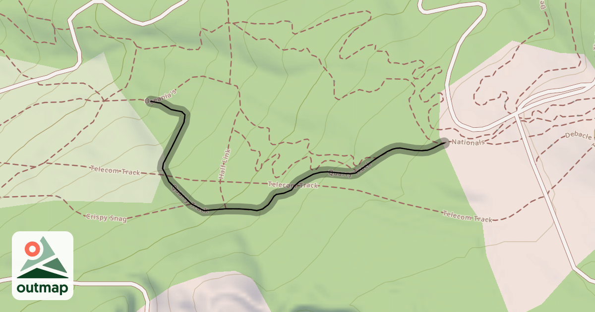 Map of Quarry Track