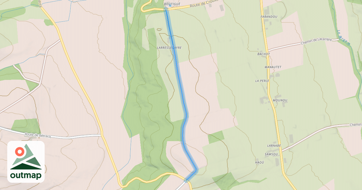 Map of Cami dous Peyres