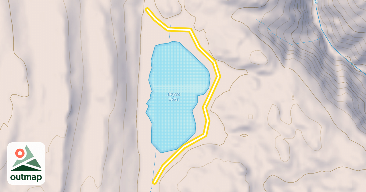 Map of Boyce Lake Loop