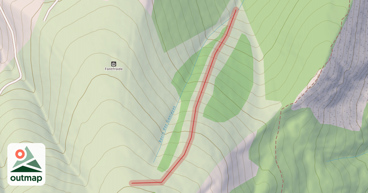 Map of Les Ganiayes Noires