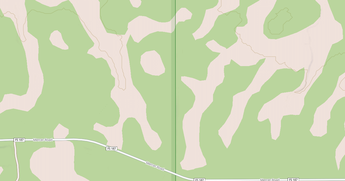 Map preview of USFS National Forest System Roads {80470192-077D-432E-871A-A7E42E420B95}