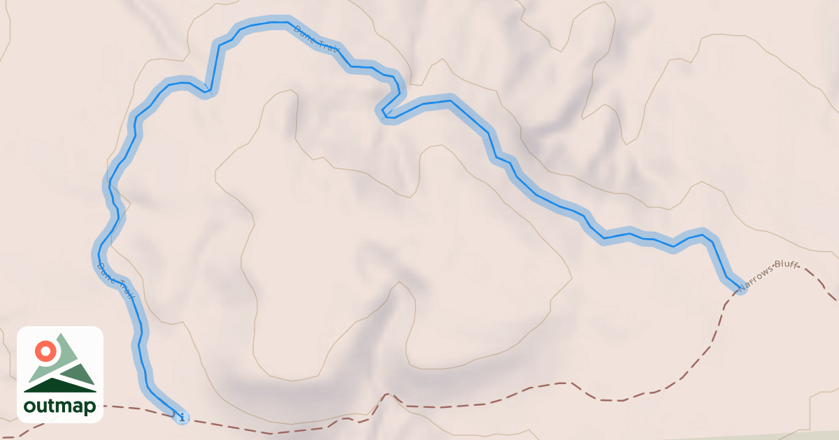 Map of Dune Trail