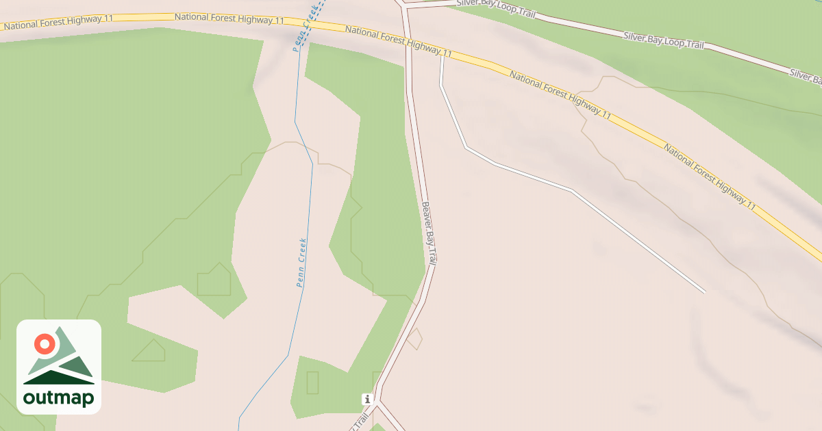 Map of Red Dot Trail