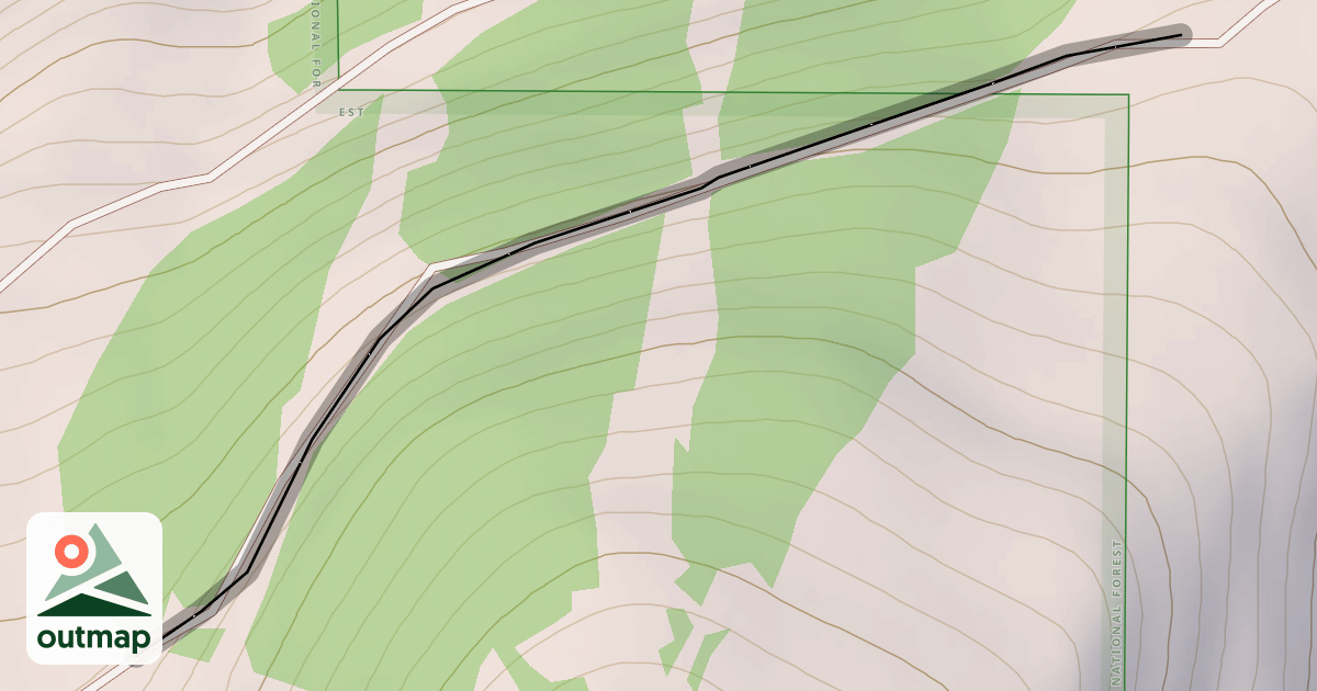Map of P-Chutes Road