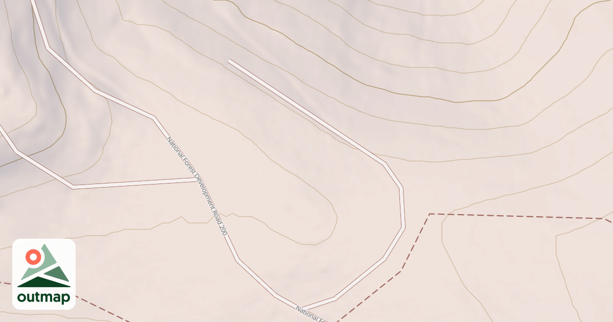 Map of USFS Motor Vehicle Use Map Roads {1F5B43C0-EADF-49BF-837A-02FEA0CD1EE0}