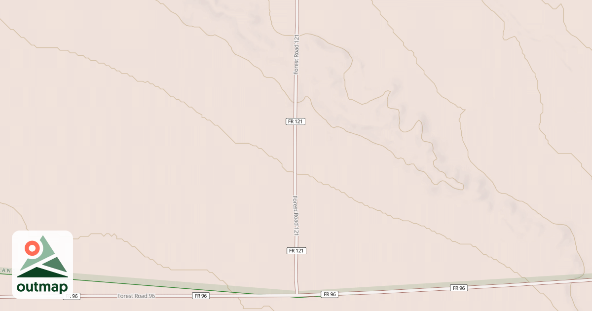 Map of ROAD 121