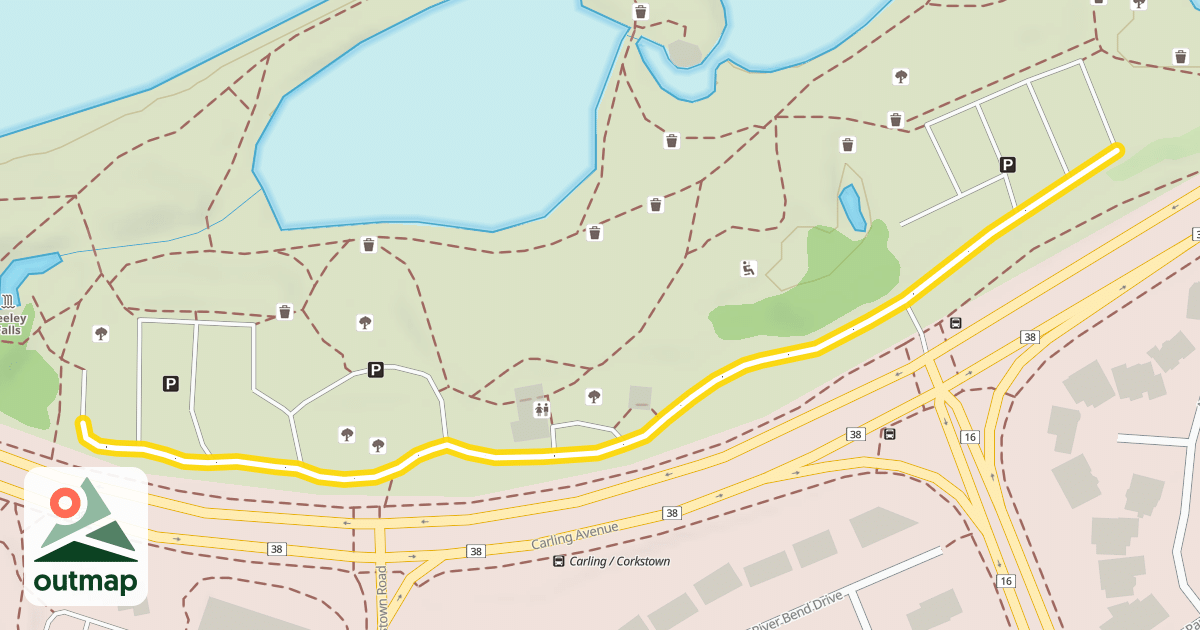 Map of Andrew Haydon Loop