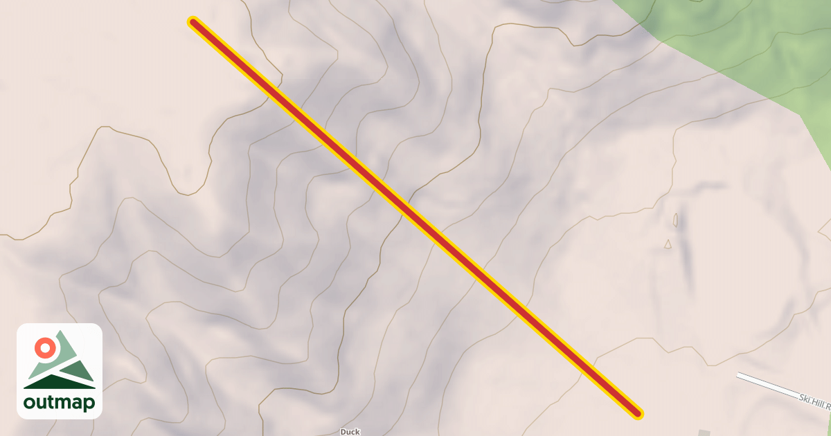 Map of Red T-Bar