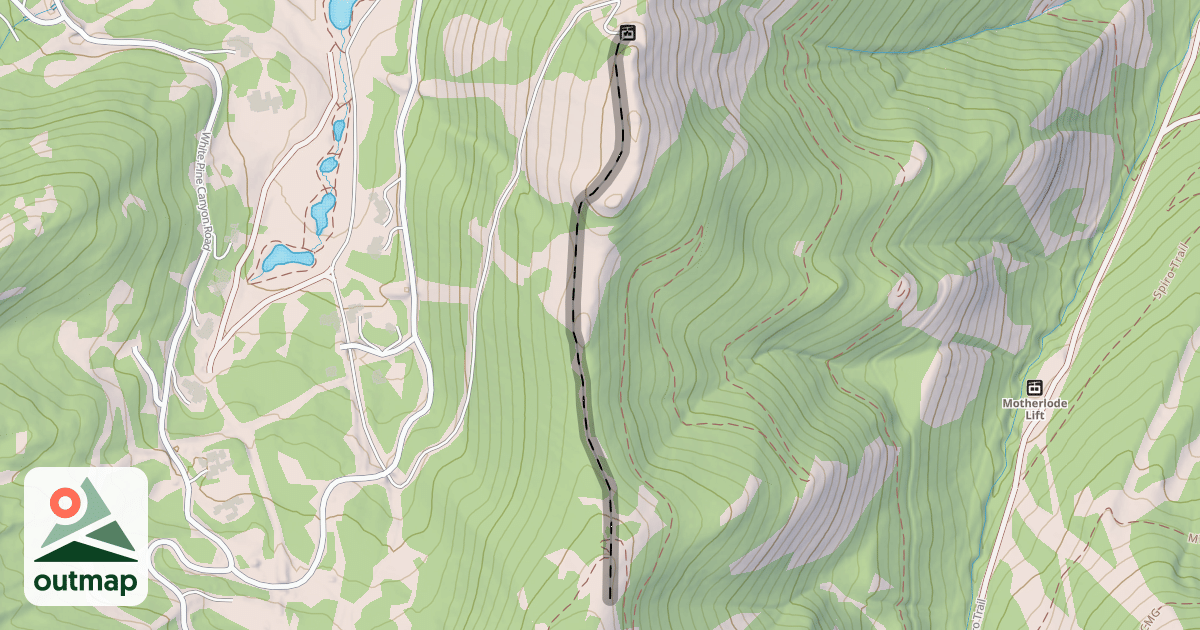 Map of Pine Cone Ridge