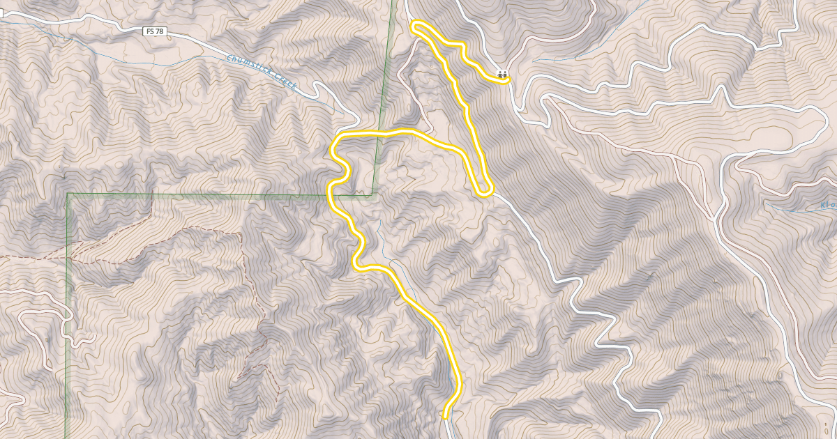 Map preview of Forest Road 7520